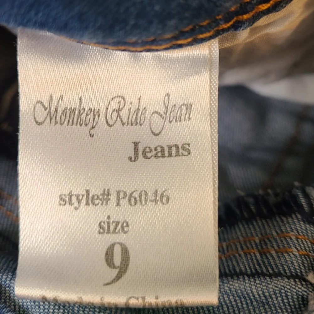 MONKEY RIDE HIGH RISE JEANS SIZE 9 - Picture 6 of 6
